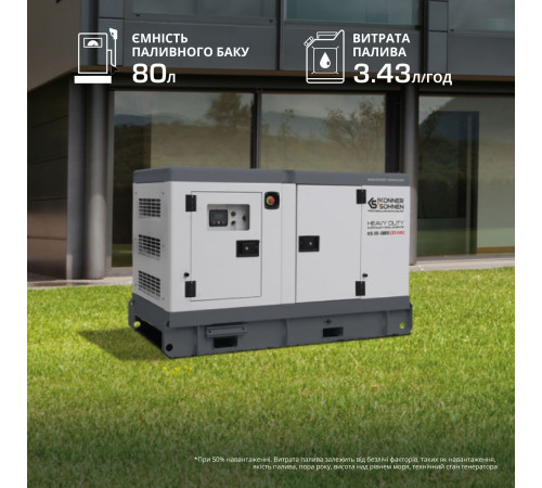 Дизельная трехфазная электростанция KS 35-3BES