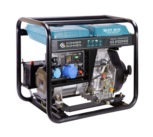 Дизельный генератор Könner & Söhnen KS 6102HDE (EURO II)