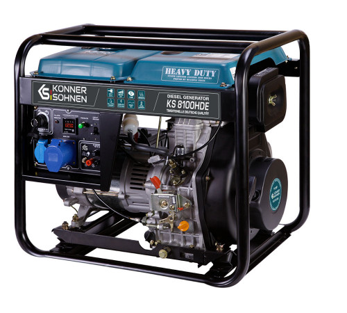 Дизельный генератор Könner & Söhnen KS 8100HDE (EURO V)