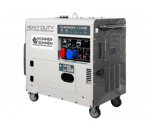 Дизельный генератор Könner & Söhnen KS 9202HDES-1/3 ATSR (EURO II)
