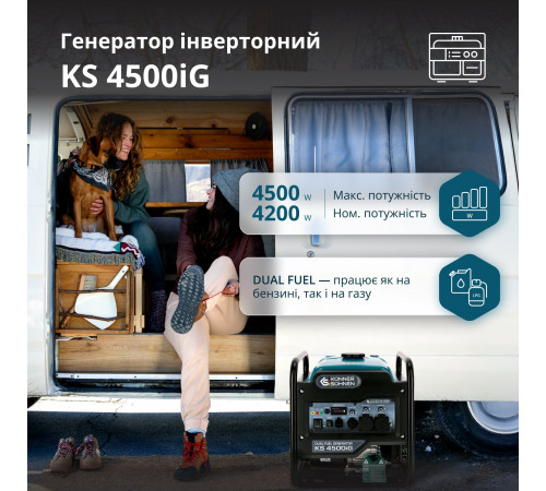 Генератор інверторний KS 4500iG