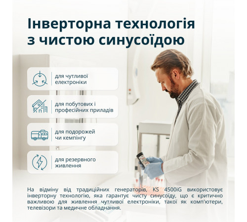 Генератор інверторний KS 4500iG