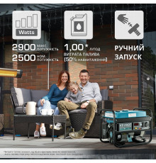 Бензиновий генератор «Könner & Söhnen» KS 2900