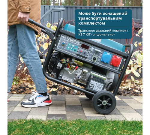 Бензиновий генератор «Könner & Söhnen» KS 7000E 1/3