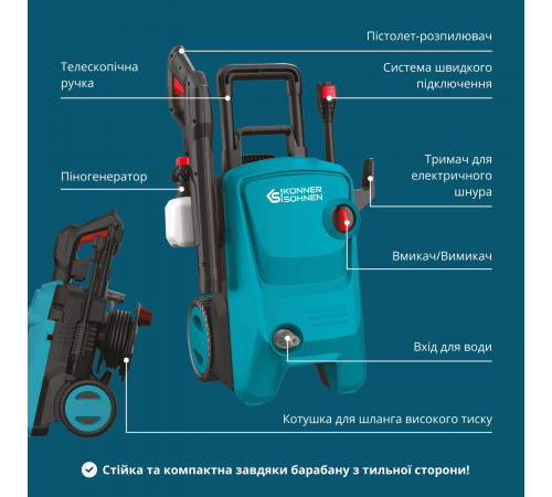 Мийка високого тиску KS PW145V