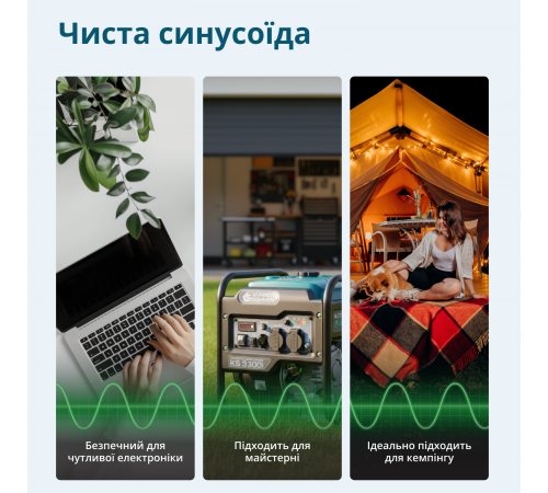 Інверторний генератор KS 3300i