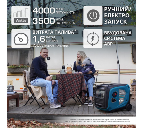Інверторний генератор KS 4000iE S ATS
