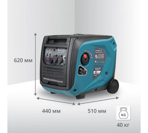 Інверторний генератор KS 4000iE S ATS