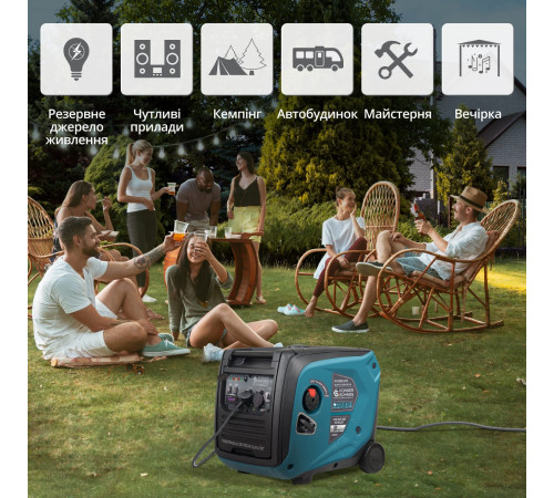 Інверторний генератор KS 4000iE S ATS