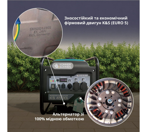 Інверторний генератор Könner & Söhnen KS 4500i