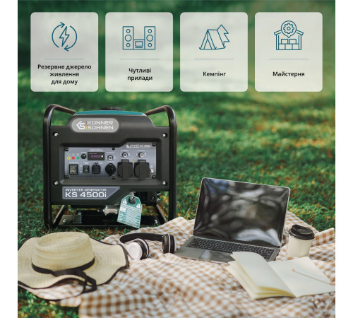Інверторний генератор Könner & Söhnen KS 4500i