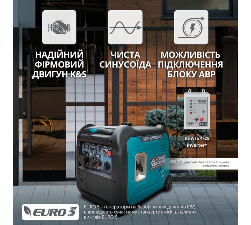 Інверторний генератор KS 5500iES ATSR