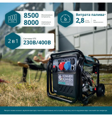 Інверторний генератор KS 8100iE 1/3 ATSR