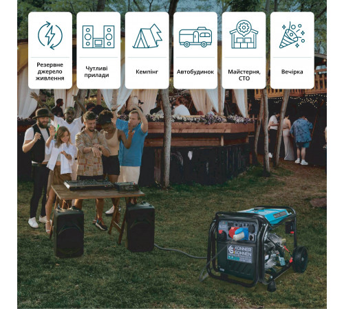 Инверторный генератор KS 8100iE 1/3 ATSR