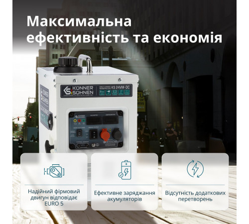 Генератор постійної напруги KS 24VM-DC