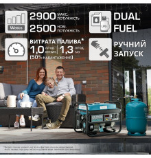 Генератор газобензиновий «Könner & Söhnen» KS 2900G