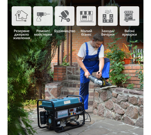 Генератор газобензиновий «Könner & Söhnen» KS 3000G