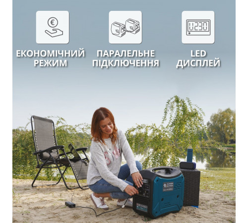 Инверторный газобензиновый генератор KS 2000iG S