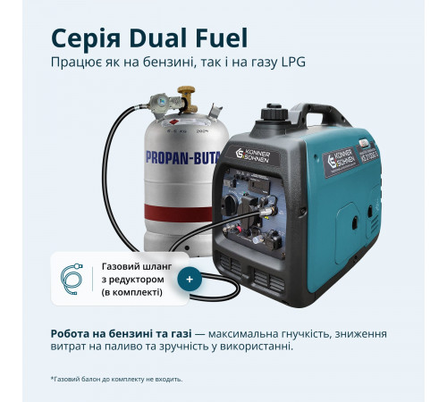 Инверторный газобензиновый генератор KS 3100iG S