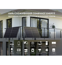 Балконна сонячна система KS SBS800-SET4