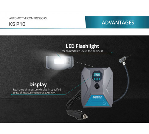Автомобільний компресор KS P10