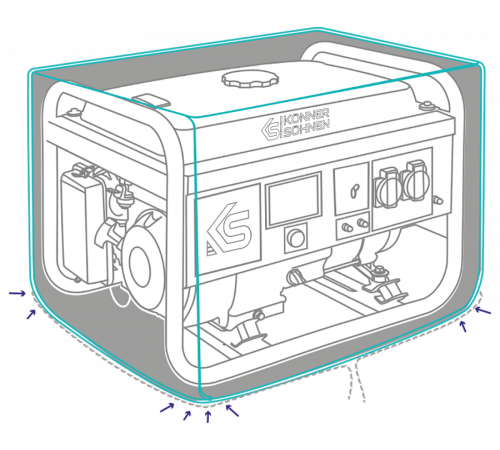 Чохол для генератора KS Cover 10