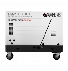 Дизельний інверторний генератор  у шумозахисному кожусі KS 6500iDE S ATSR