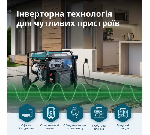 Інверторний генератор KS 6500iEG (бензин/газ)