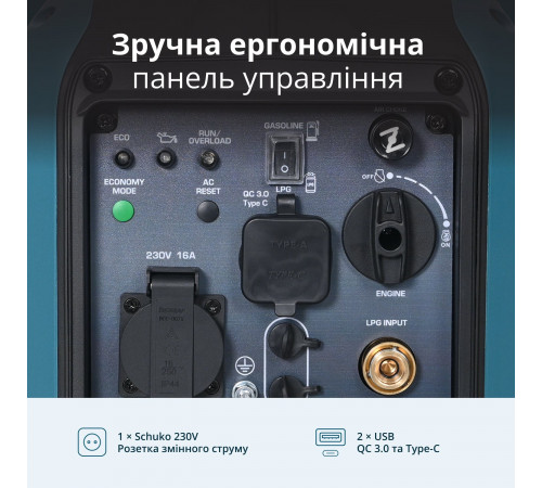 Інверторний Генератор (газ/бензин) KS 1900iG S