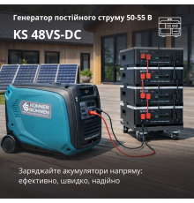 Генератор постійної напруги KS 48VS-DC версія 50-55В