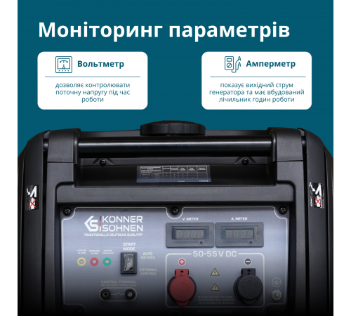 Генератор постійної напруги KS 48VS-DC версія 50-55В