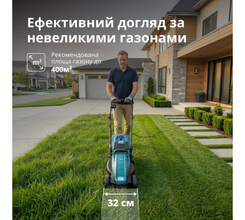 Електрична газонокосарка KS 32LM12-BL