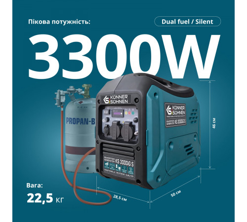 Інверторний генератор KS 3000iG S