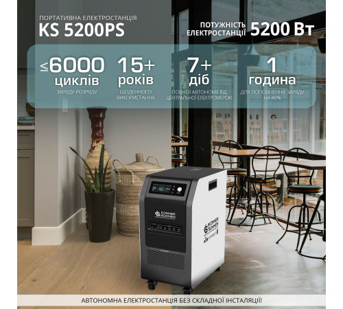 Портативна електростанція KS 5200PS