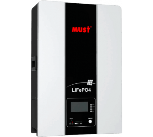 Акумуляторна батарея LP16-48100 Must (LiFePO4 51,2V 100Ah 5,12kWh)