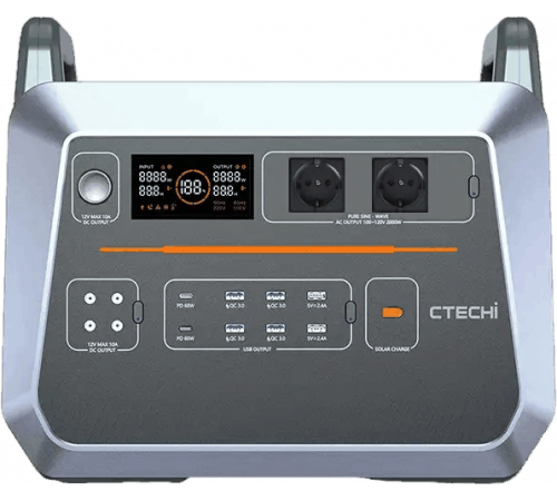 Портативна зарядна станція ST2000 Portable Power Station CTECHi (2000W 2073Wh AC220V EU)