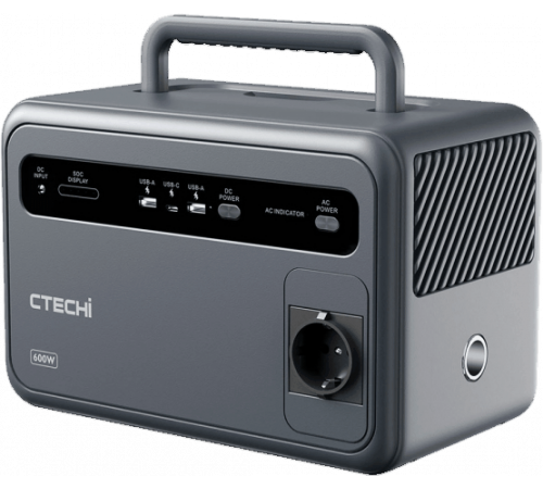 Портативна зарядна станція GT600 Portable Power Station CTECHi (600W 691Wh AC220V EU)
