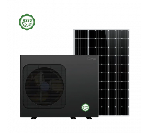 Сонячний DC інвертор тепловий насос R290 16kW повітря-вода DAWG1-ACDC-16R3EP Deye