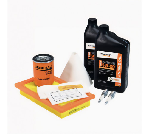Оригінальні сервісні комплекти для обслуговування електростанцій Generac