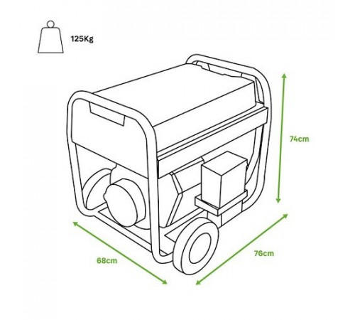 Генератор дизельный GENERGY LIMITED 7000D 6,5 кВт