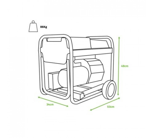 Генератор дизельный GENERGY LIMITED 3000D 3 кВт