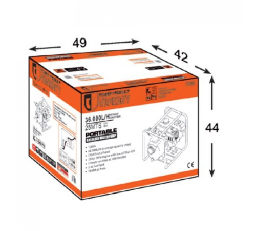 Мотопомпа бензиновая GENERGY TURIA для чистой воды