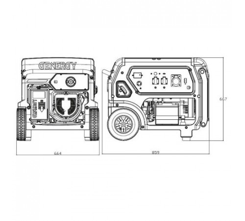 Генератор бензиновий GENERGY FORMIGAL 7 кВт