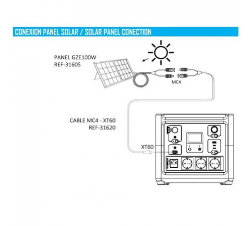 Зарядная станция GENERGY ZERO GZE-0810 835 Вт/ч