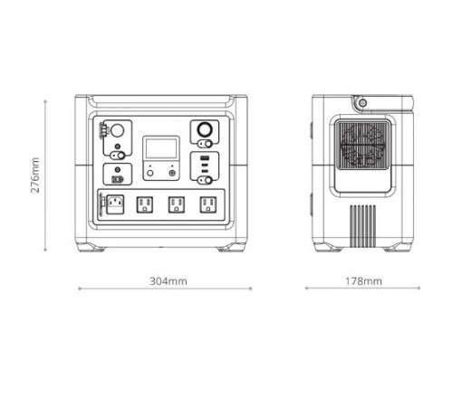 Зарядная станция GENERGY ZERO GZE-0810 835 Вт/ч