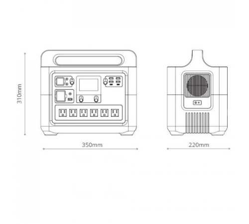 Зарядная станция GENERGY ZERO GZE-1515 1484 Вт/ч