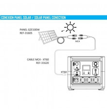 Кабель GENERGY ZERO XT60-MC4