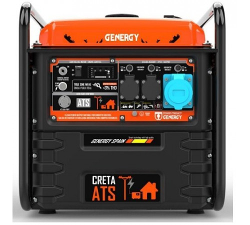 Генератор инверторный бензиновый GENERGY CRETA ATS 7,2 кВт