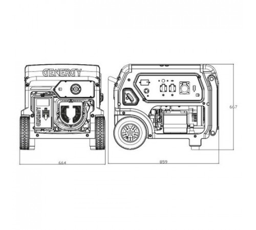 Генератор бензиновий GENERGY FORMIGAL S 7/6,5 кВт