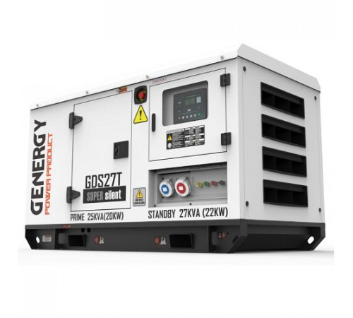 Генератор дизельный GENERGY GDS27T 22 кВт